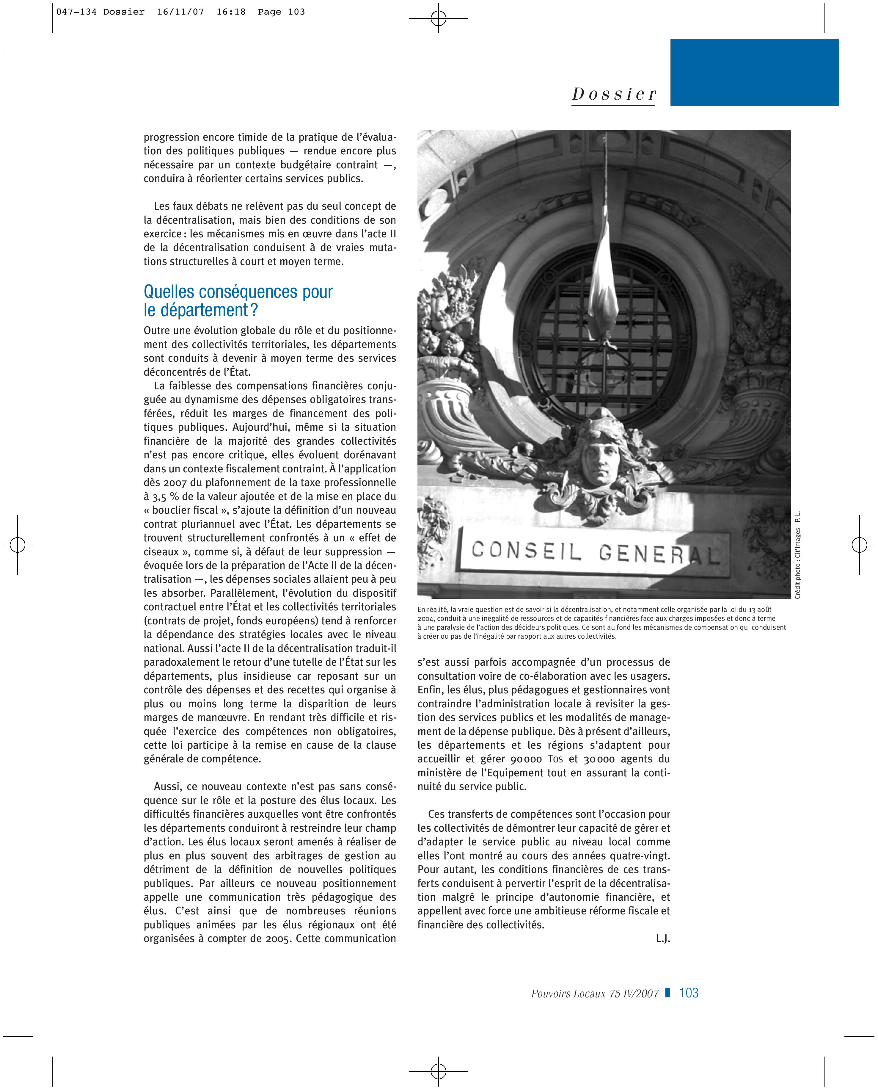 Article : Elections cantonales : une révolution de velours ?
