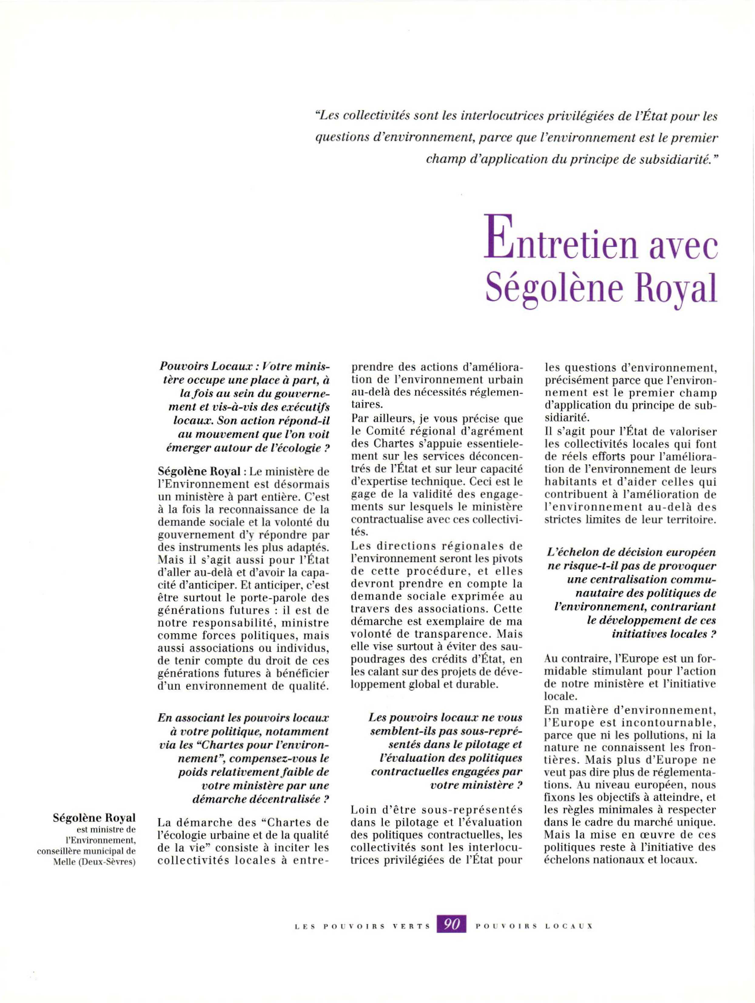 Article : Entretien avec Royal S.