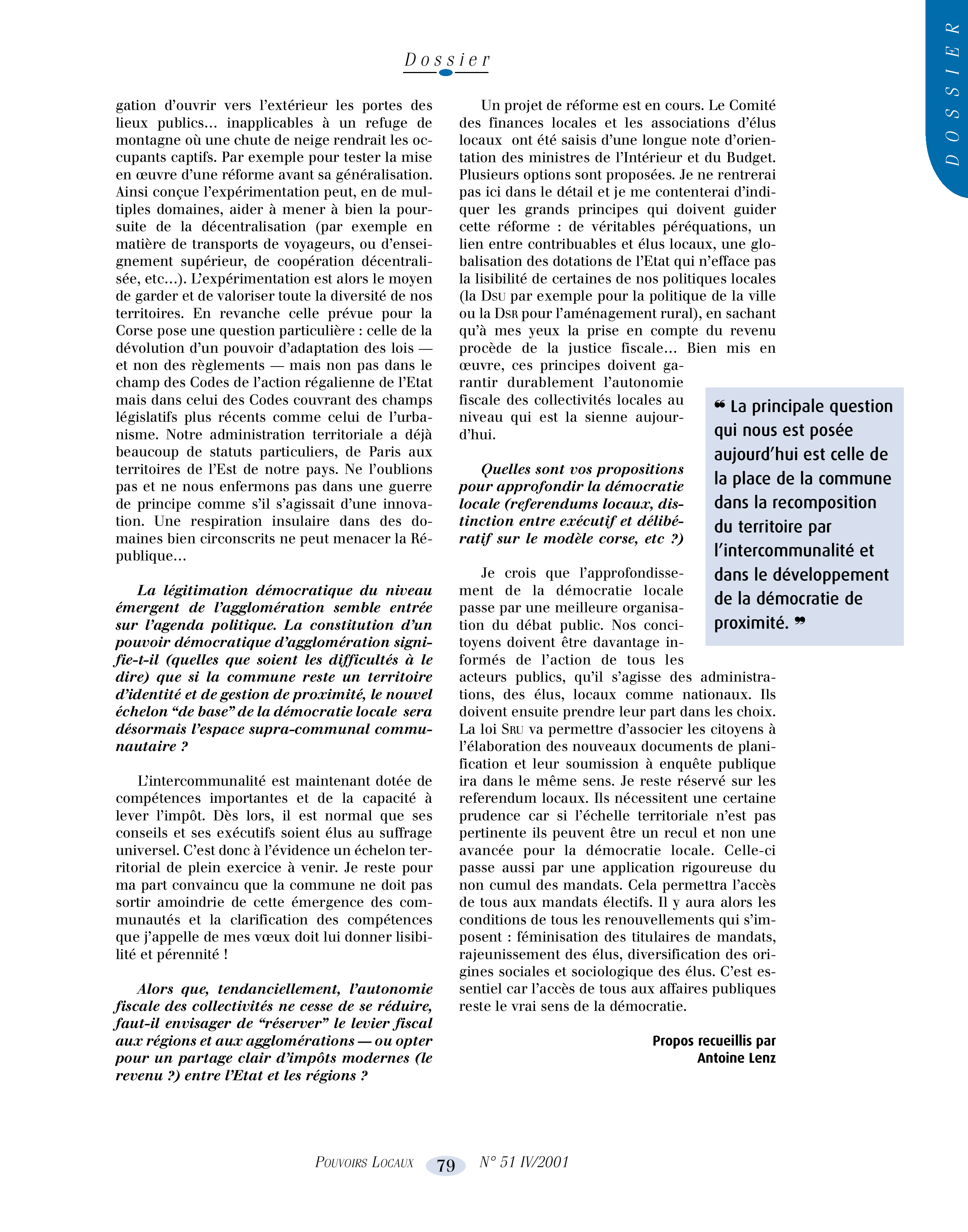 Article : La Communauté, comme une maison commune