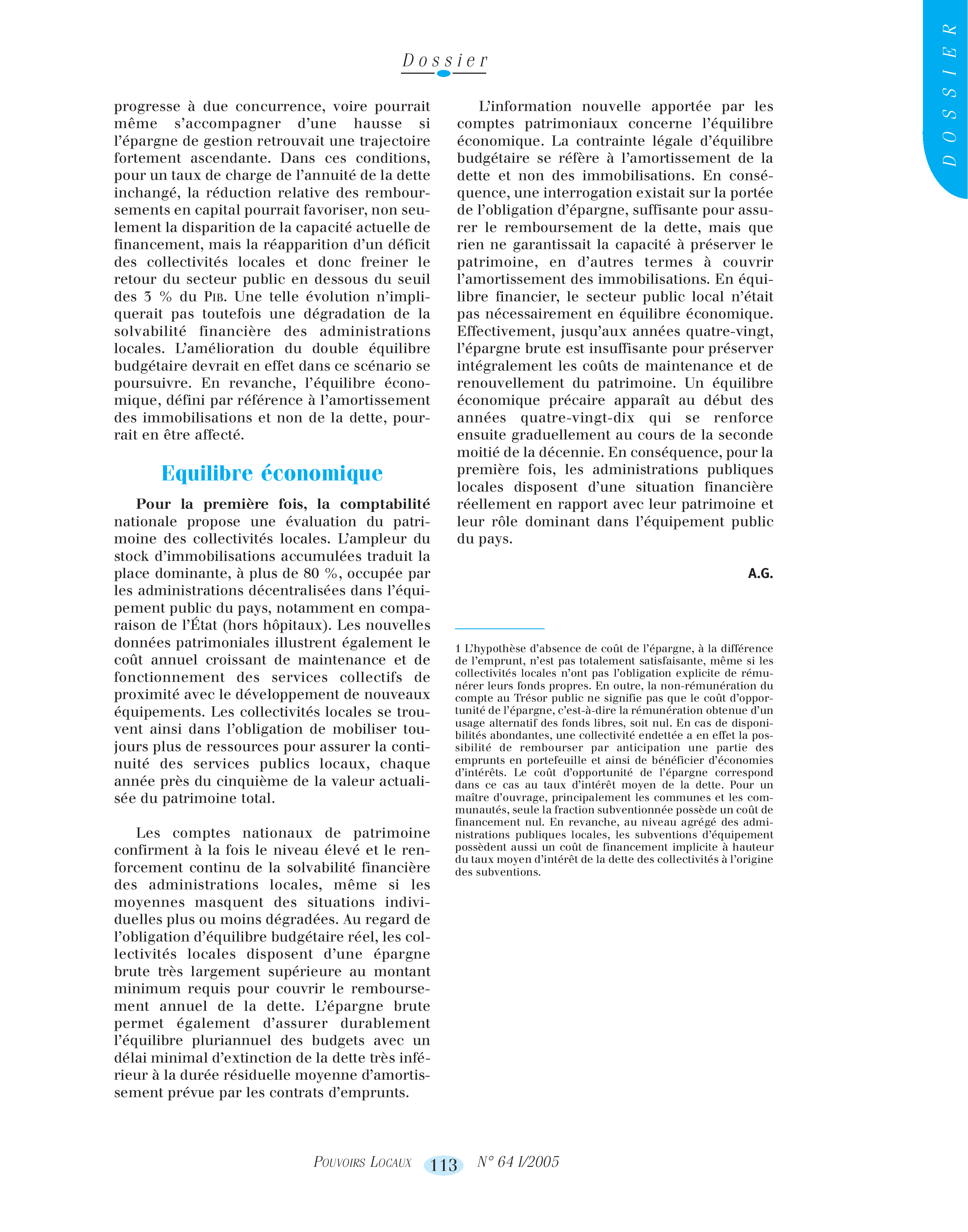 Article : Finances & fiscalité : quelques repères pour l’avenir
