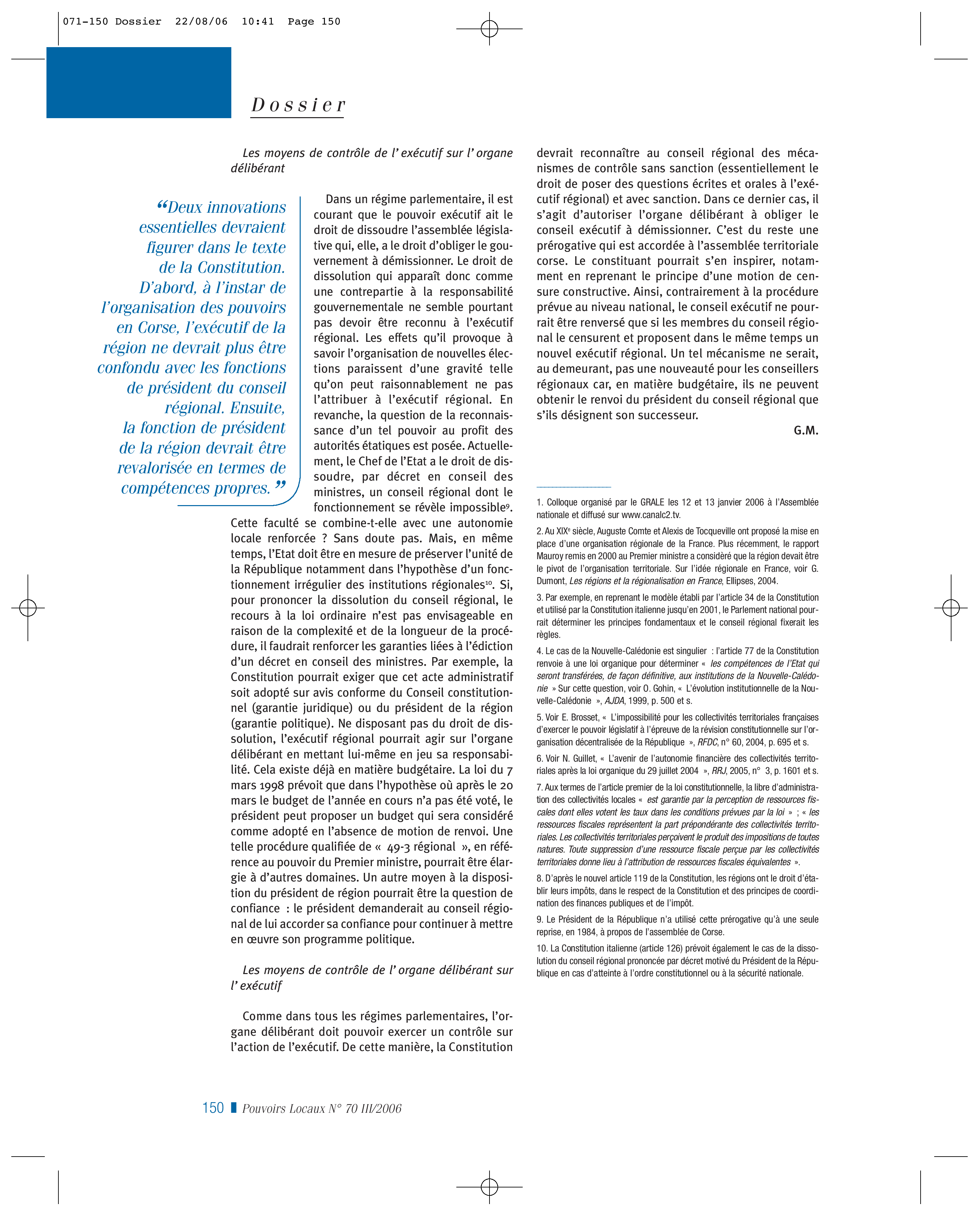 Article : L’évolution de l’État des autonomies en Espagne