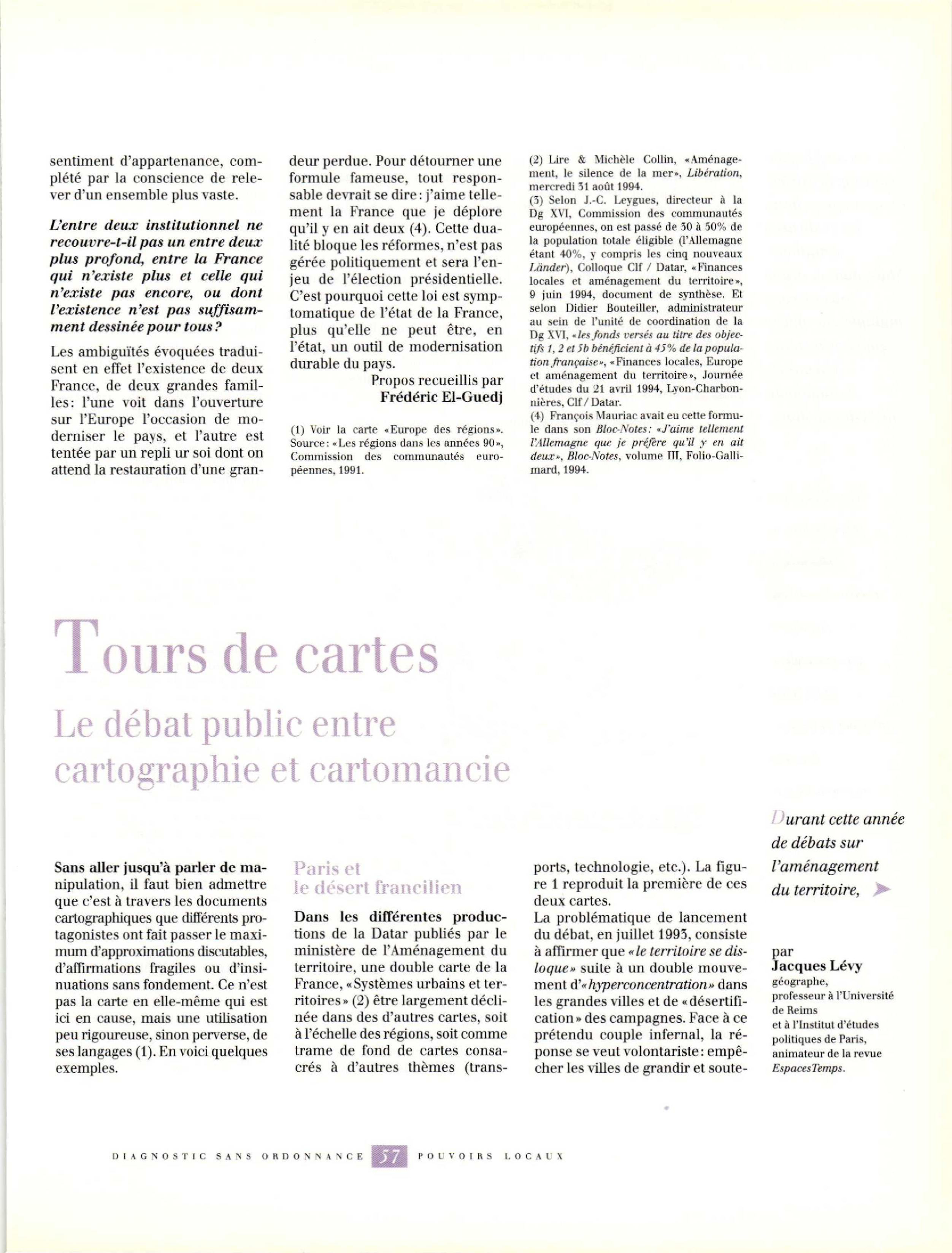 Article :   Tours de cartes