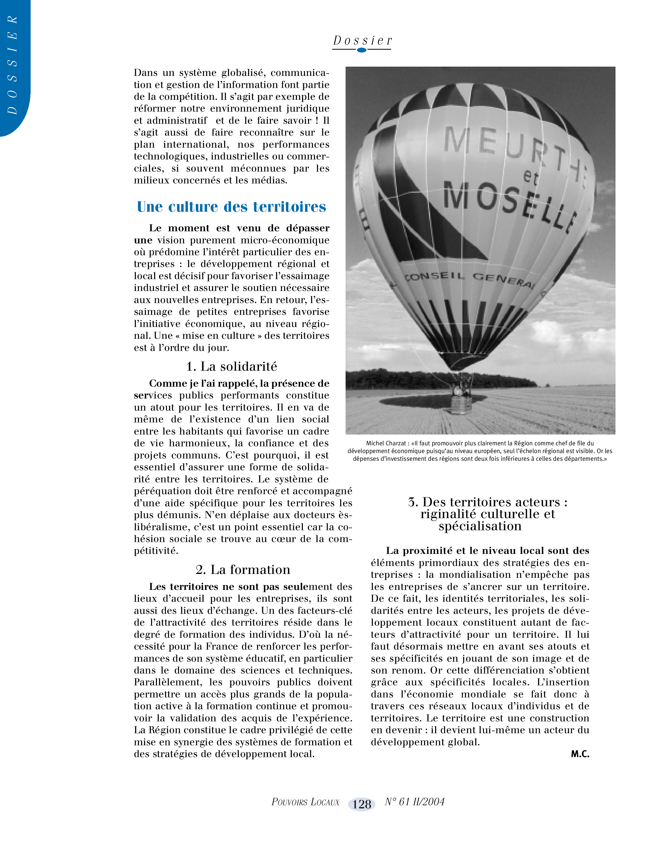 Article : L’attractivité d’un territoire est liée à son projet
