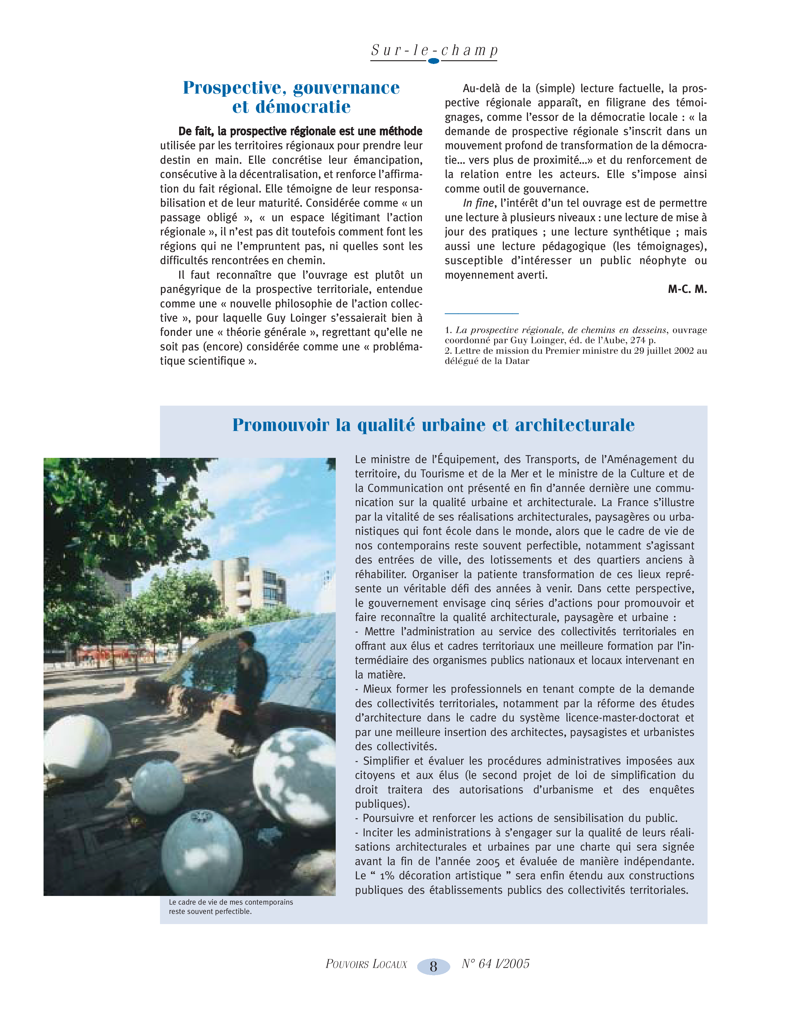 Article : Les liens Parcs naturels régionaux-agglomérations