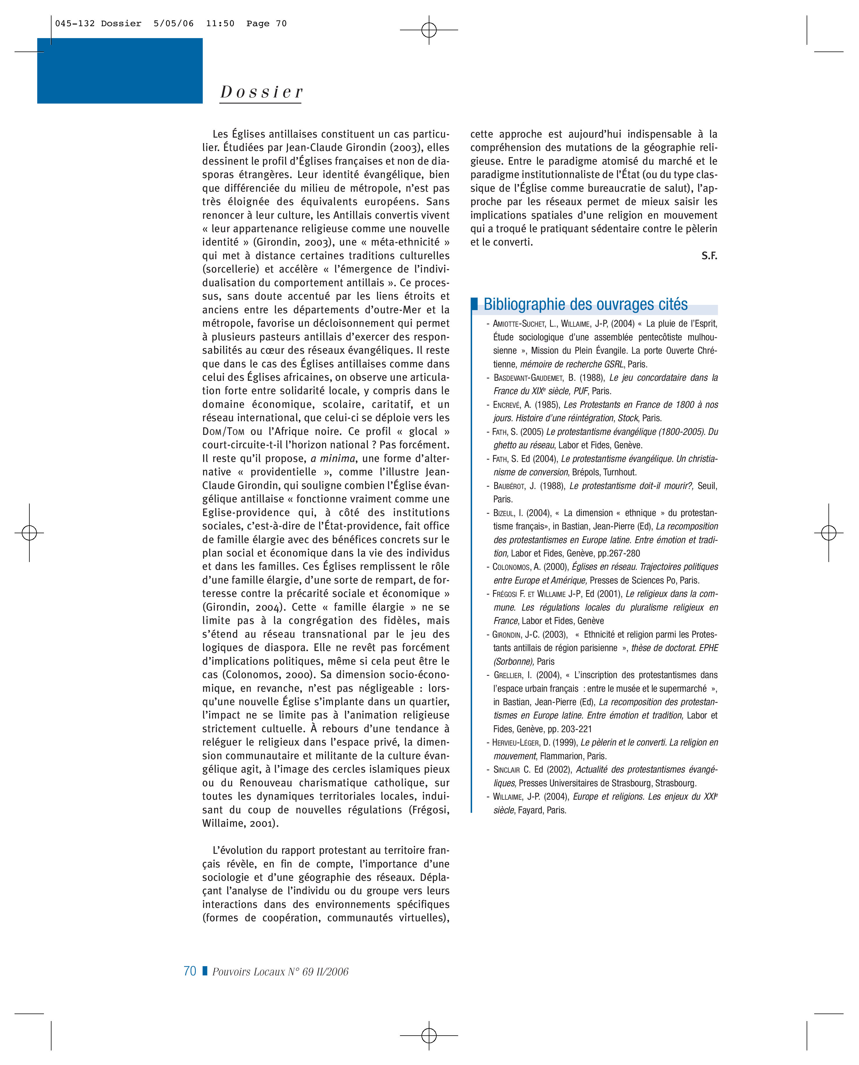 Article : La gestion public de l’Islam vue du « Local » : des acteurs en quête de repères 