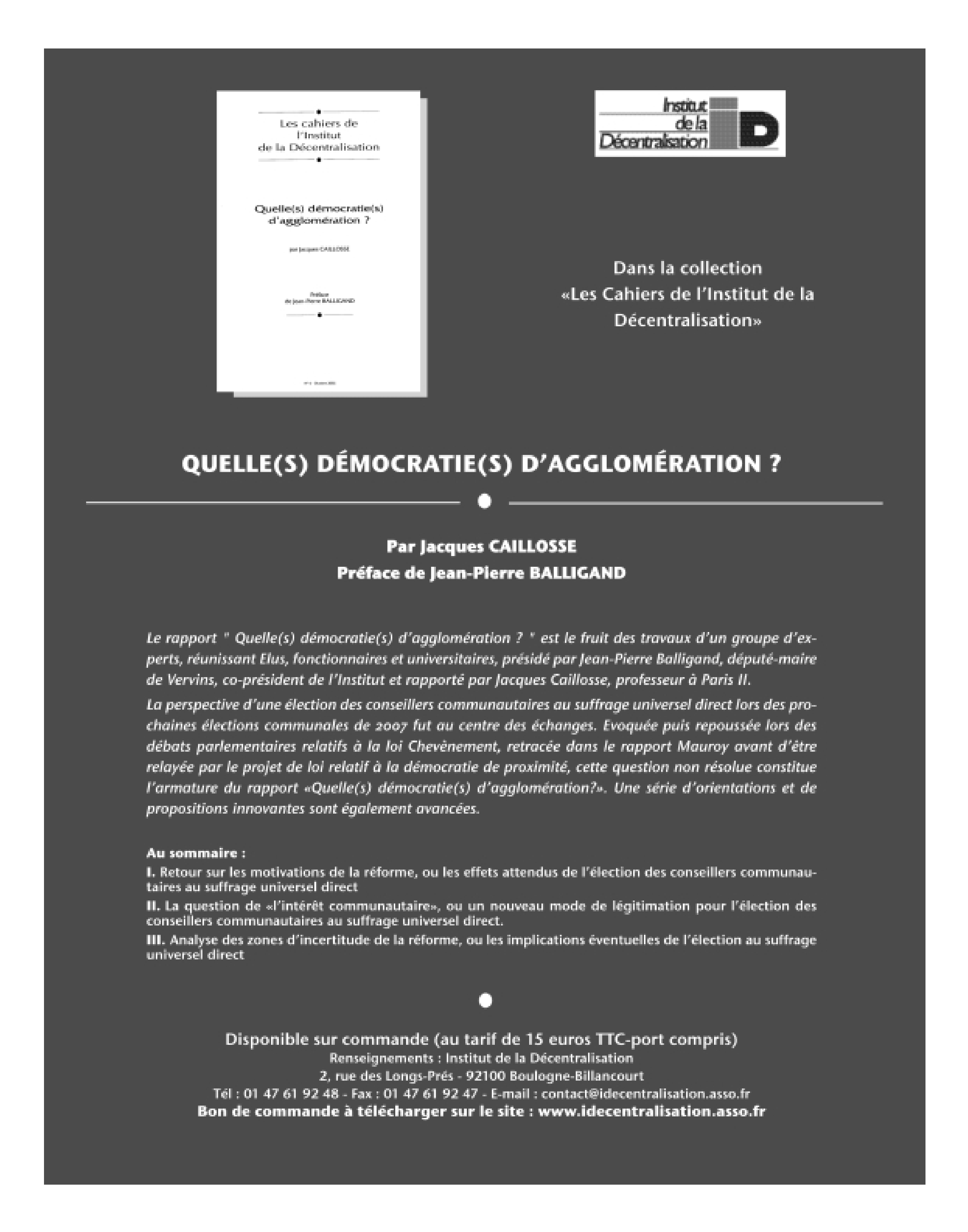 Article : Quelle République déconcentrée ?