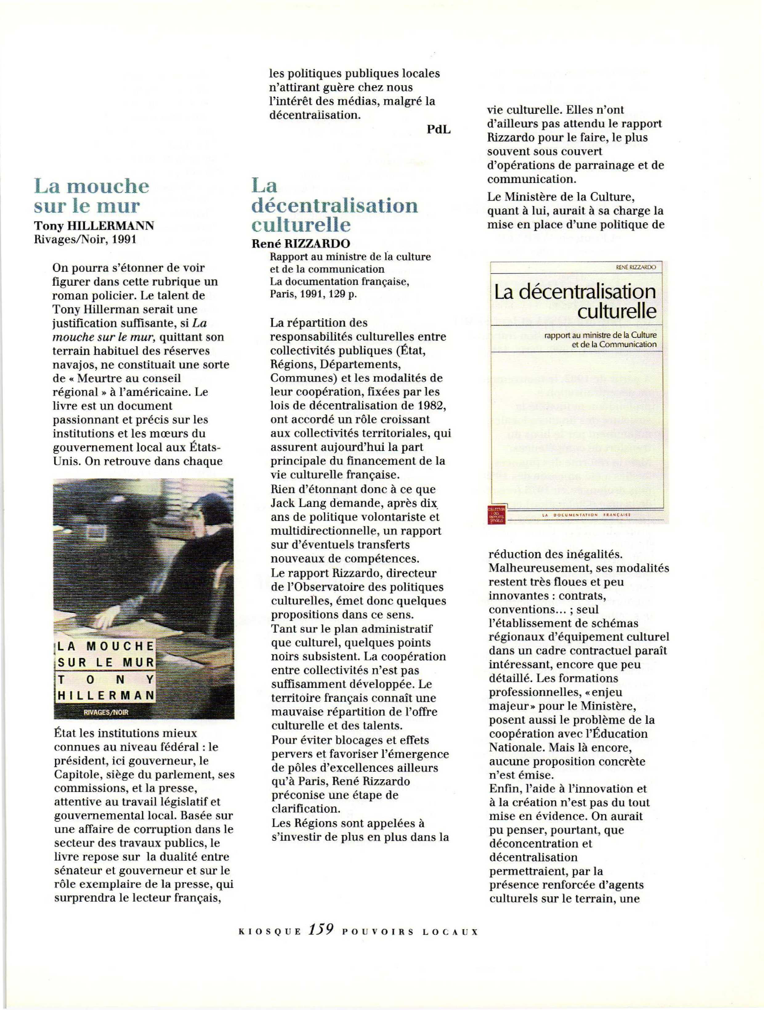 Article : La mouche sur le mur