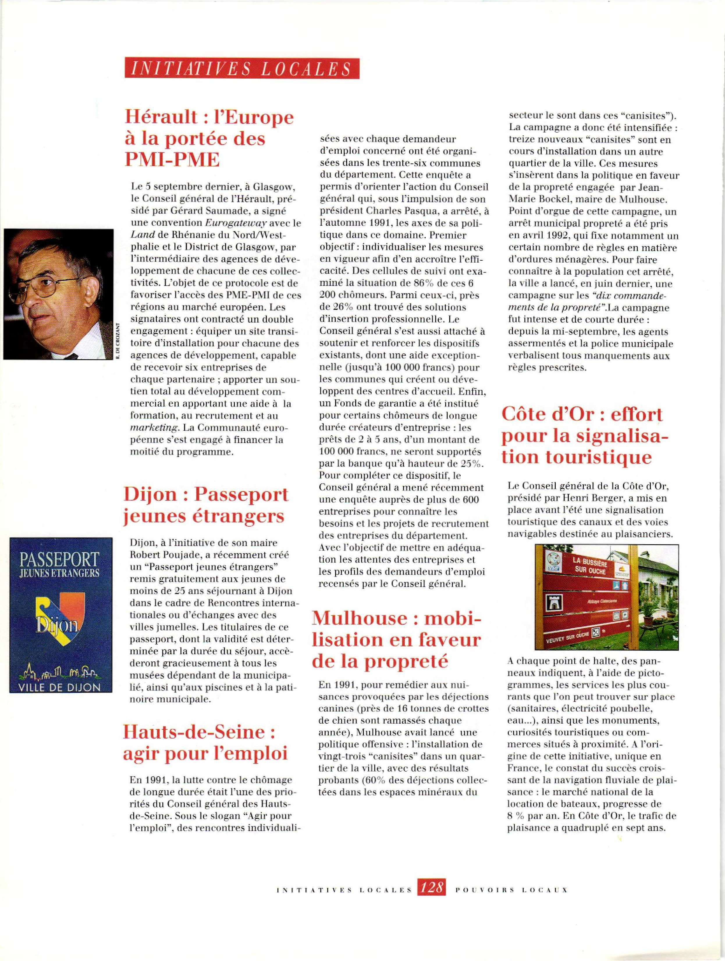 Article : INITIATIVES LOCALES
