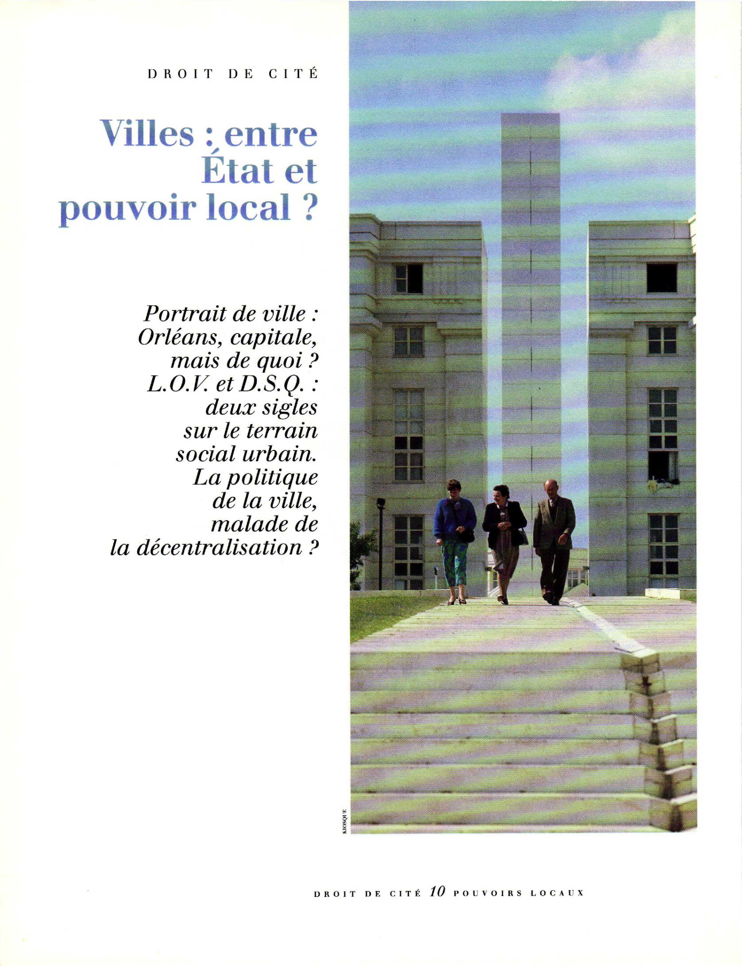 Article : DROIT DE CITÉ