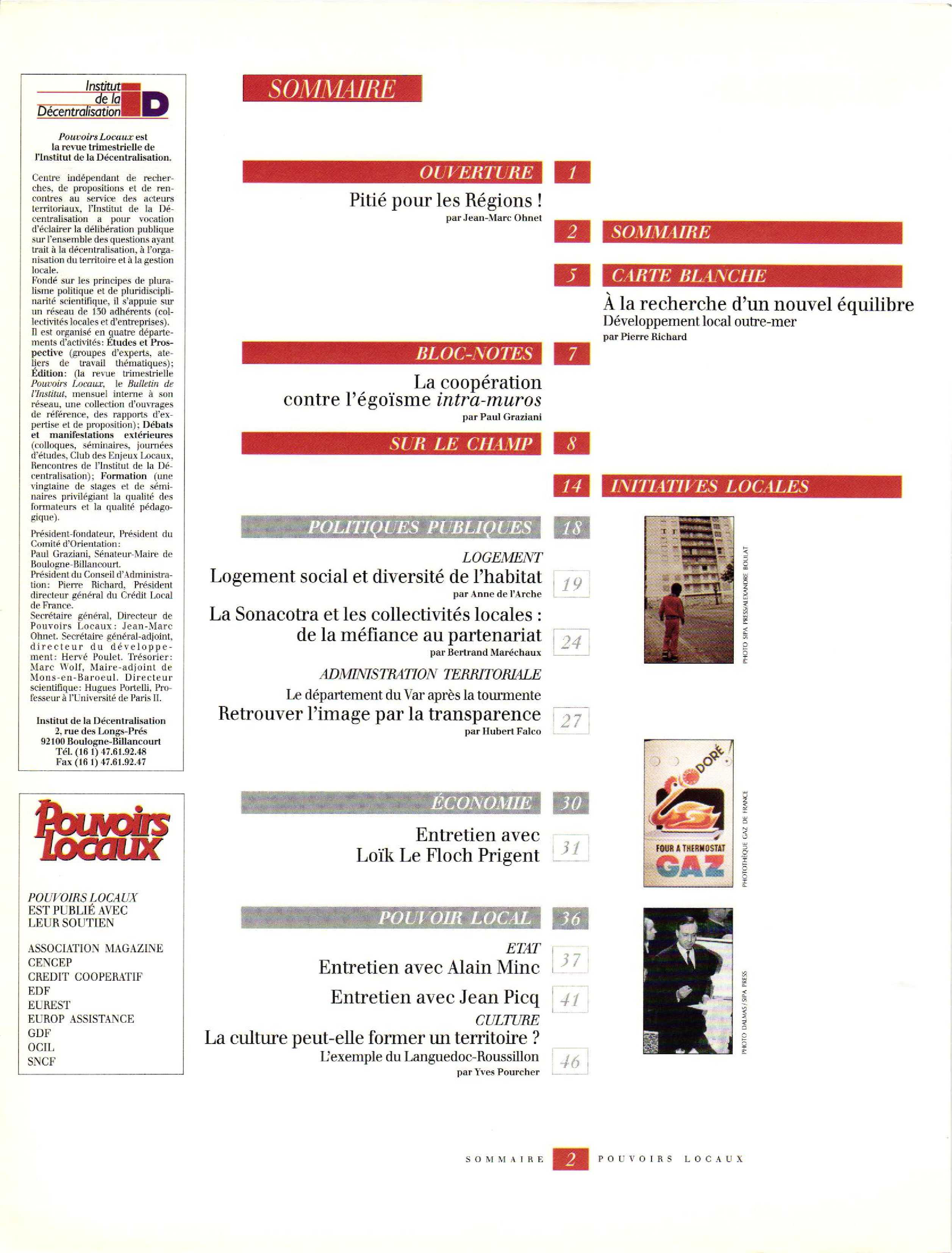 Article : SOMMAIRE