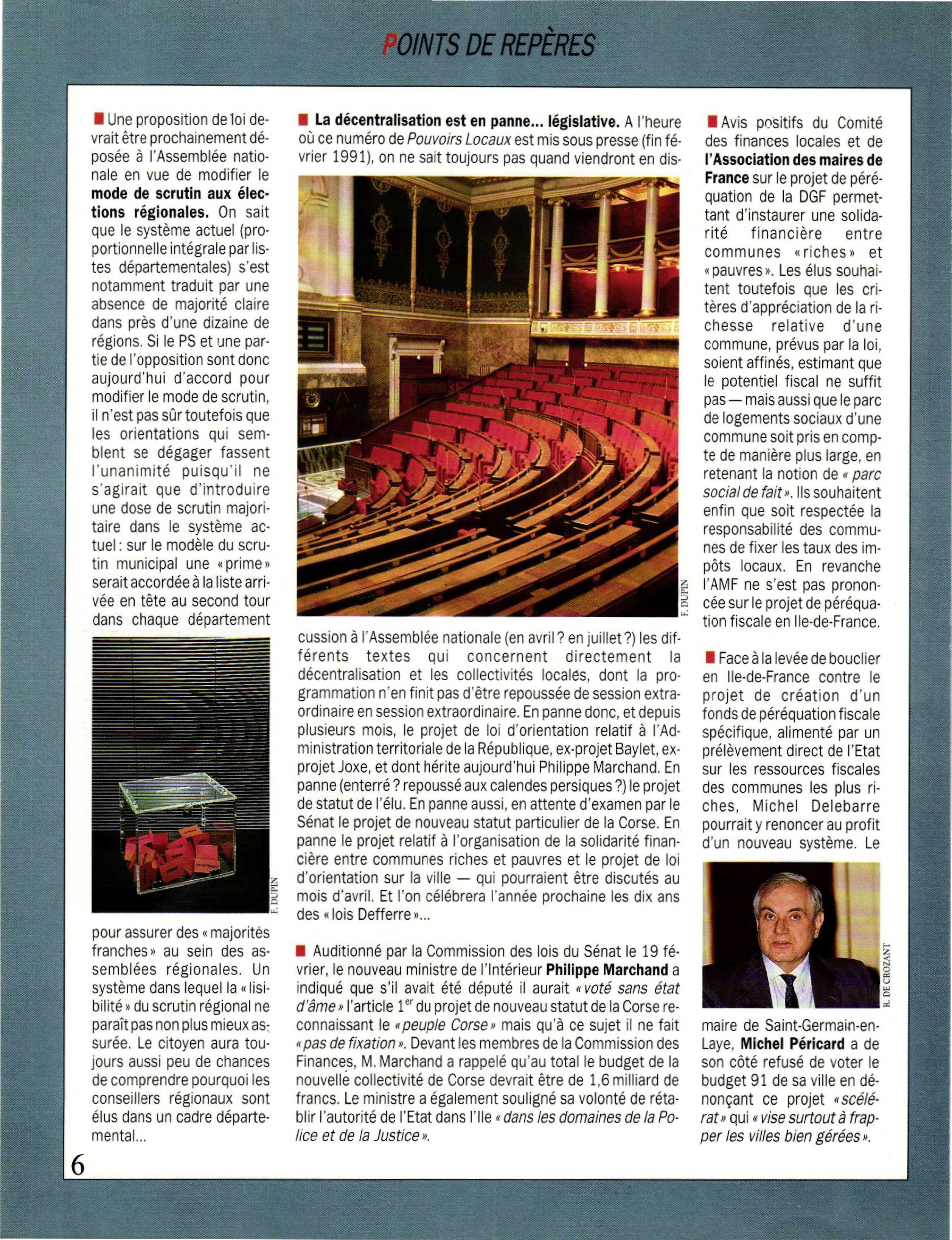 Article : POINTS DE REPERES