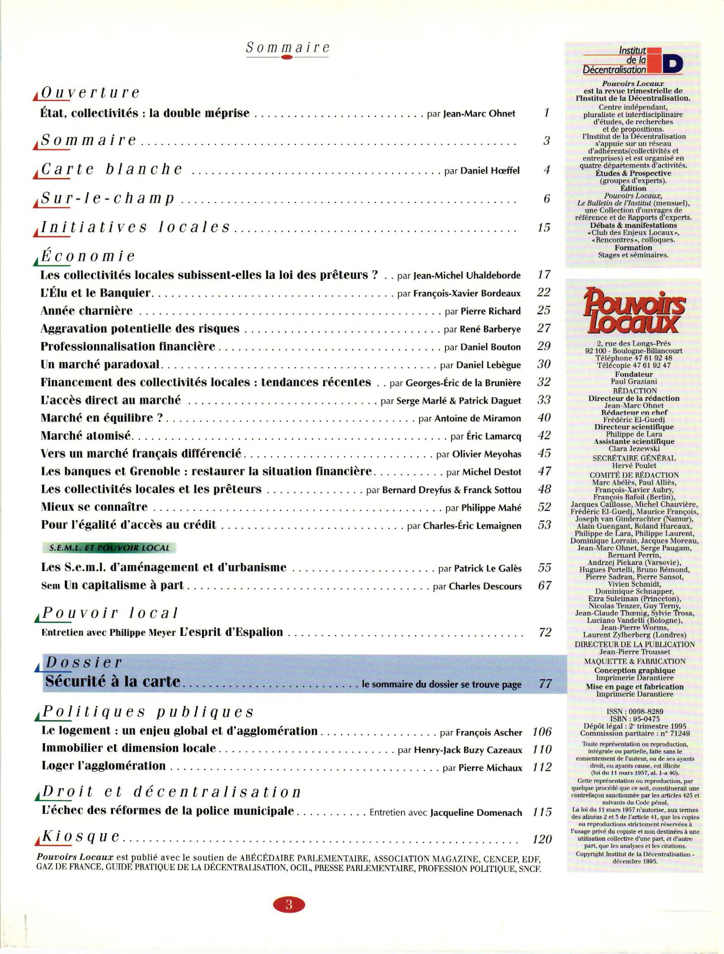 Article : Sommaire