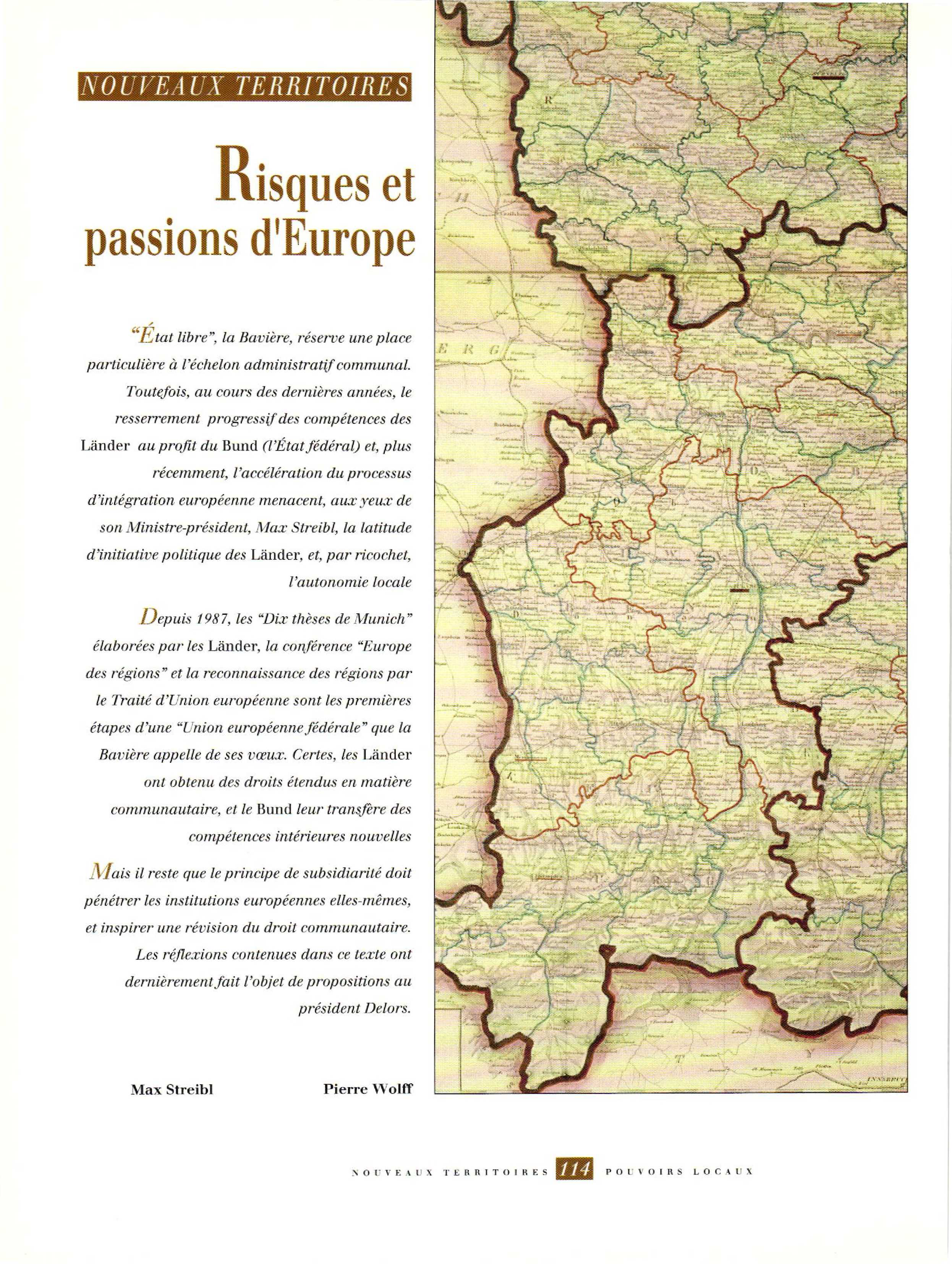 Article : NOUVEAUX TERRITOIRES