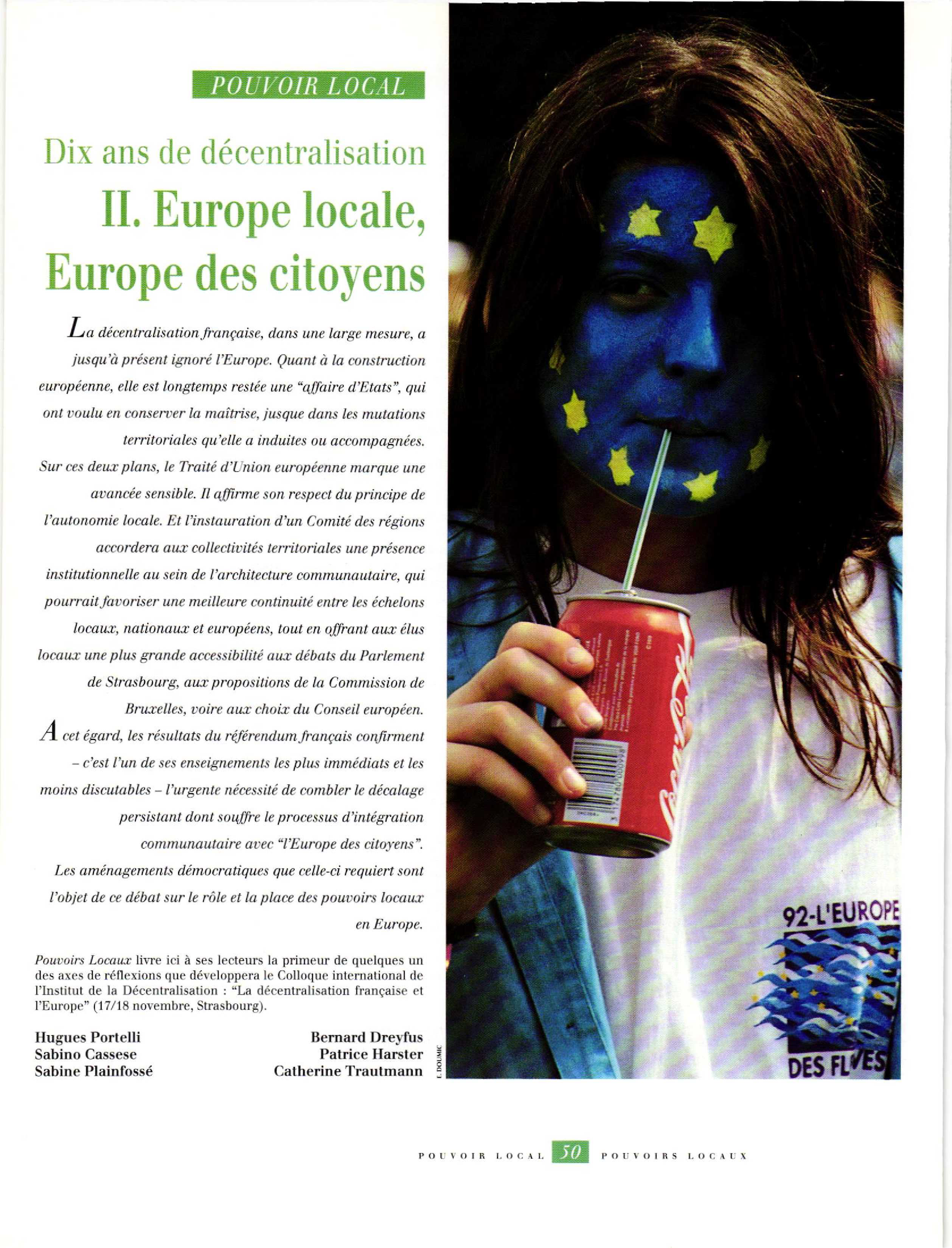 Article : POUVOIR LOCAL
