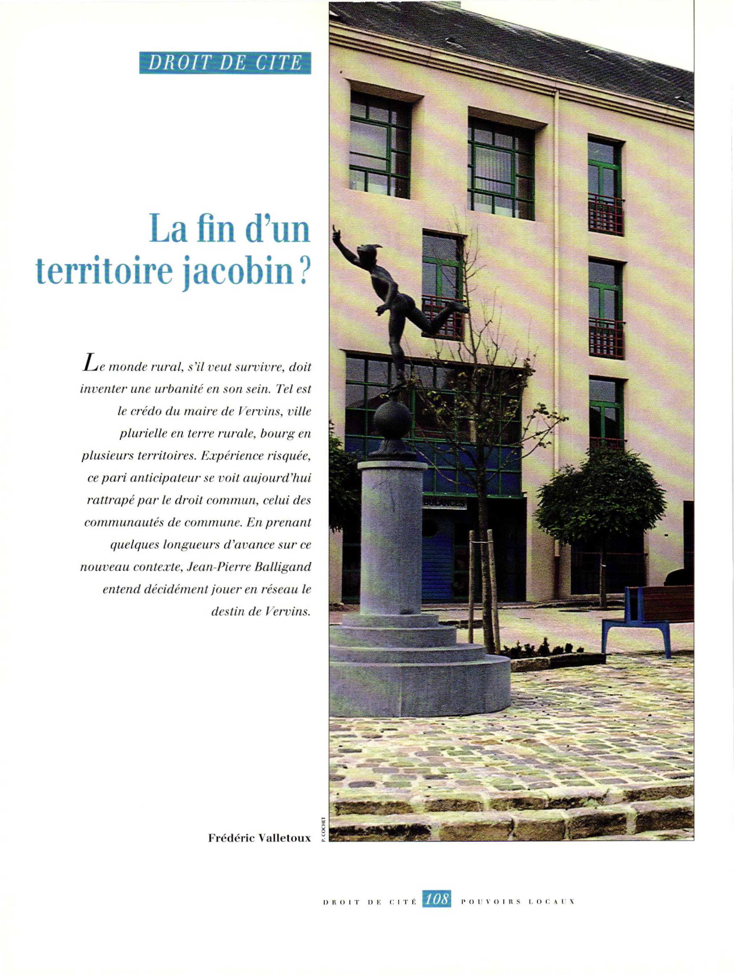 Article : DROIT DE CITÉ
