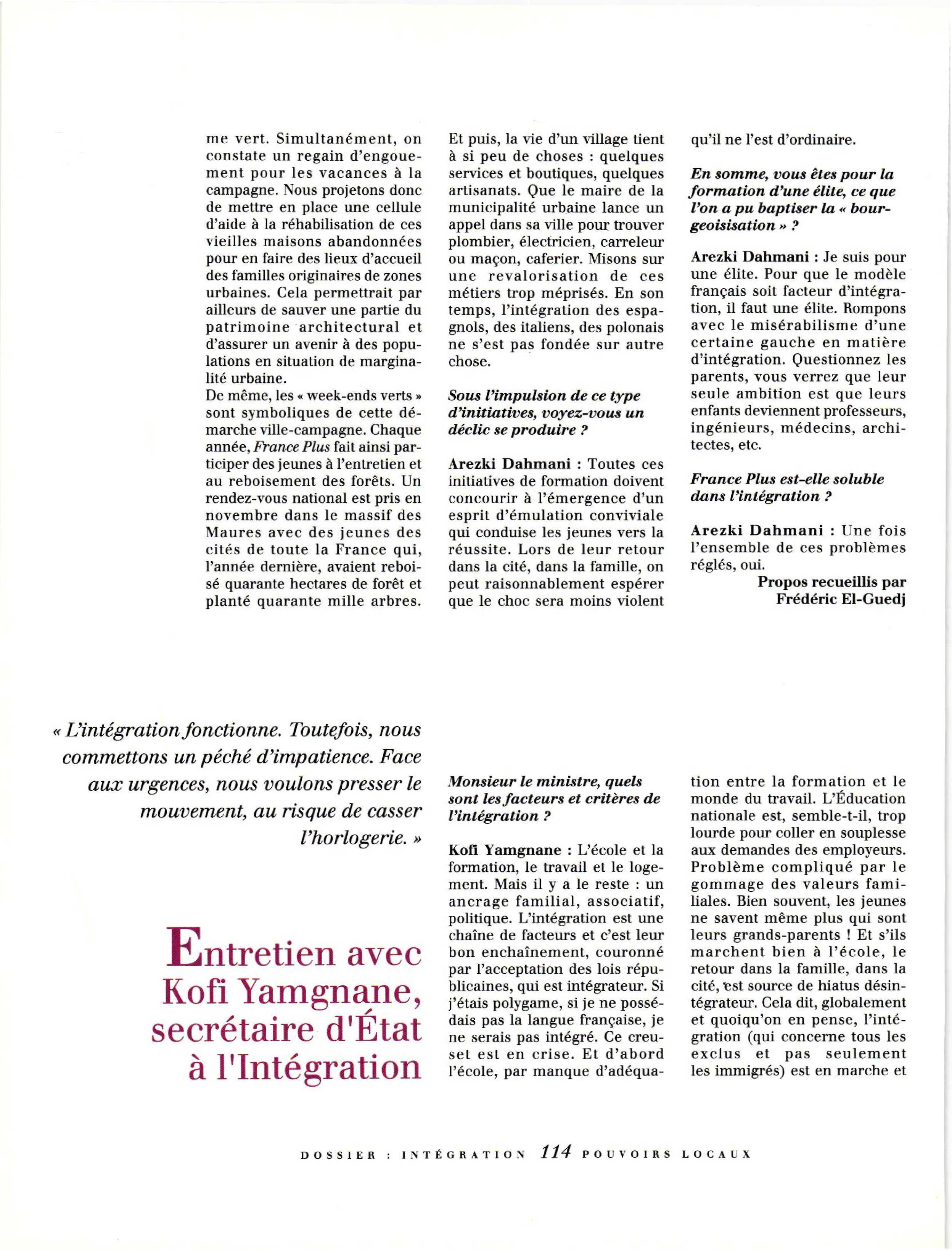 Article : Entretien avec Yamgnane K.