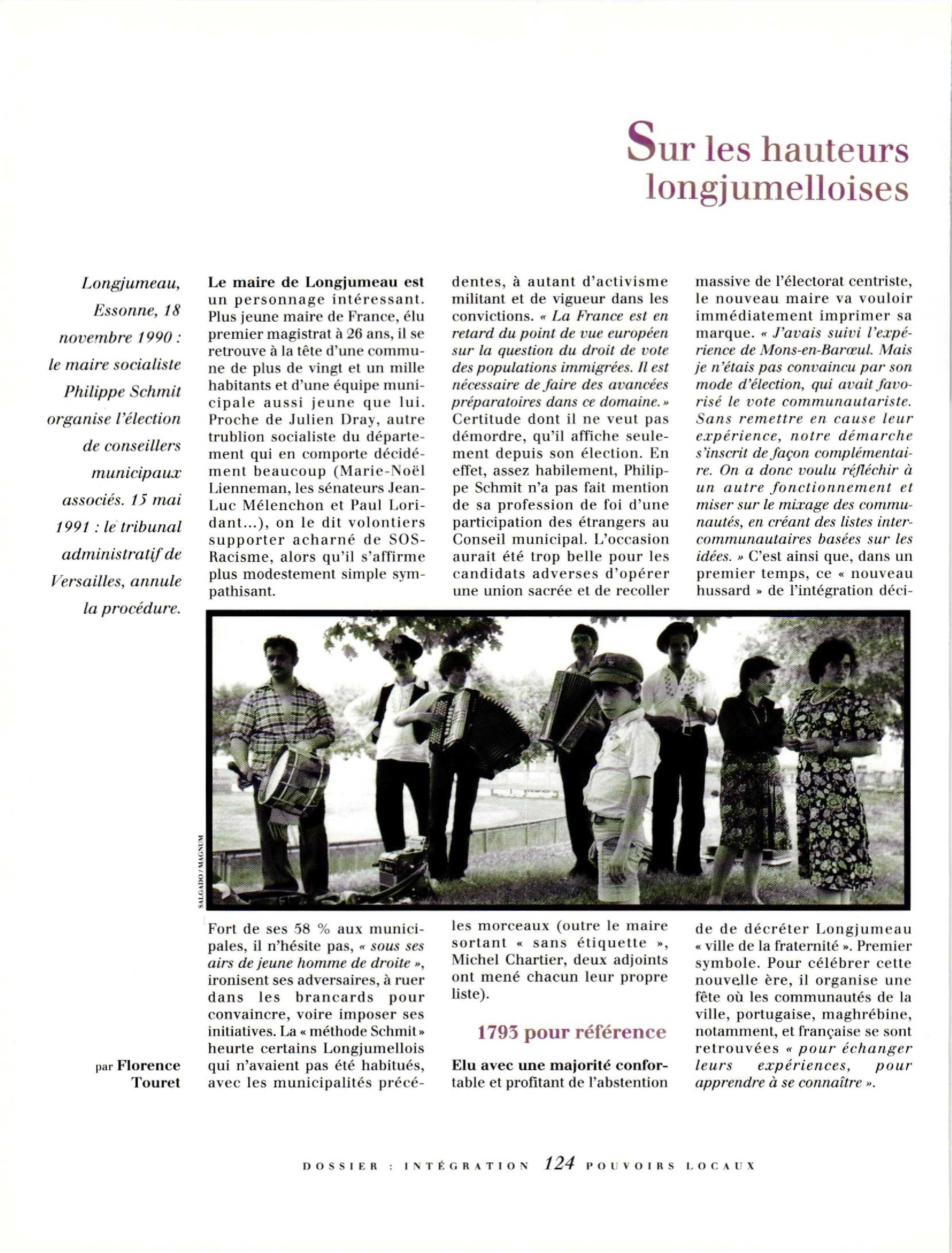 Article : Sur les hauteurs longjumelloises : expérience des conseils municipaux associés,