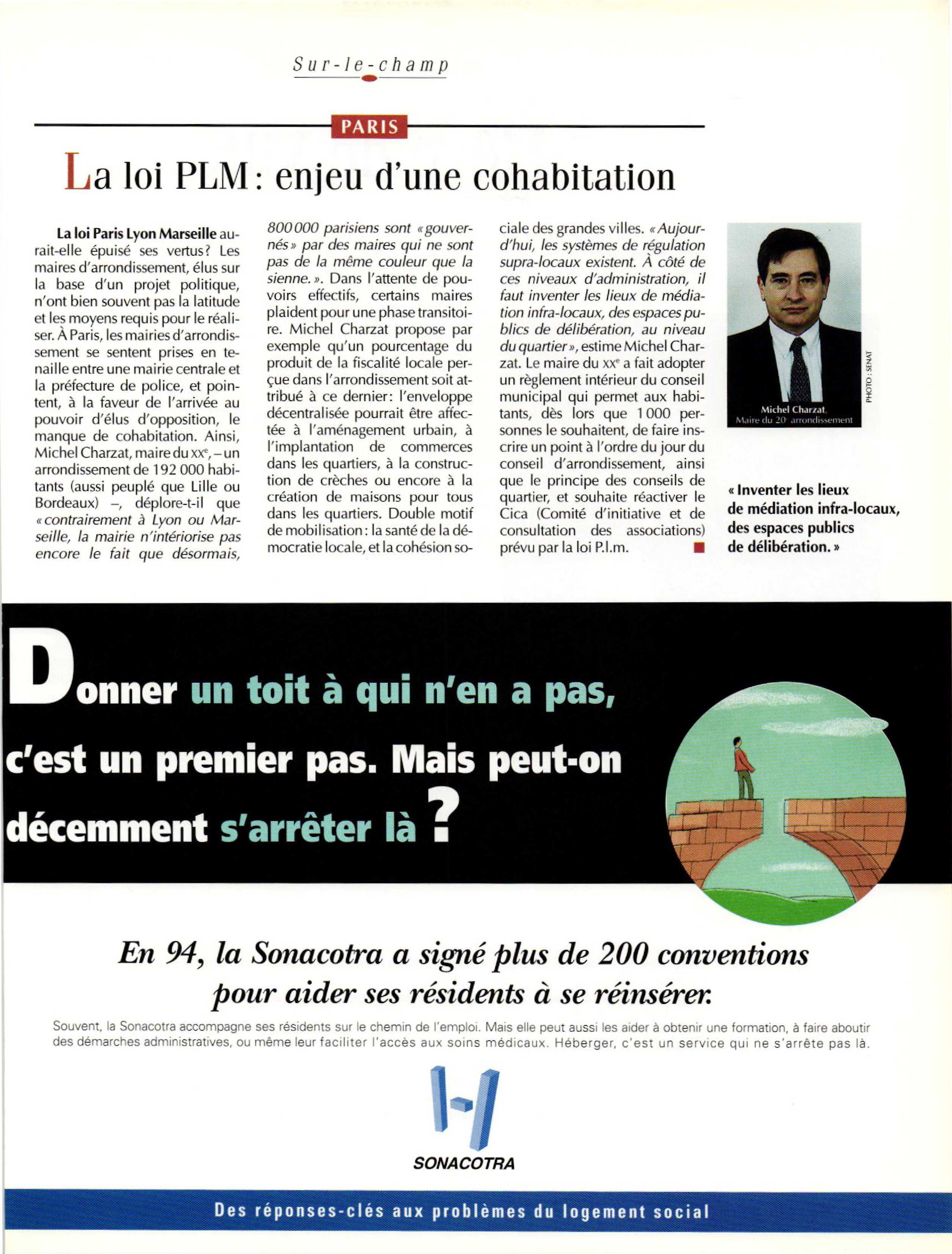Article : La loi PLM : enjeu d’une cohabitation
