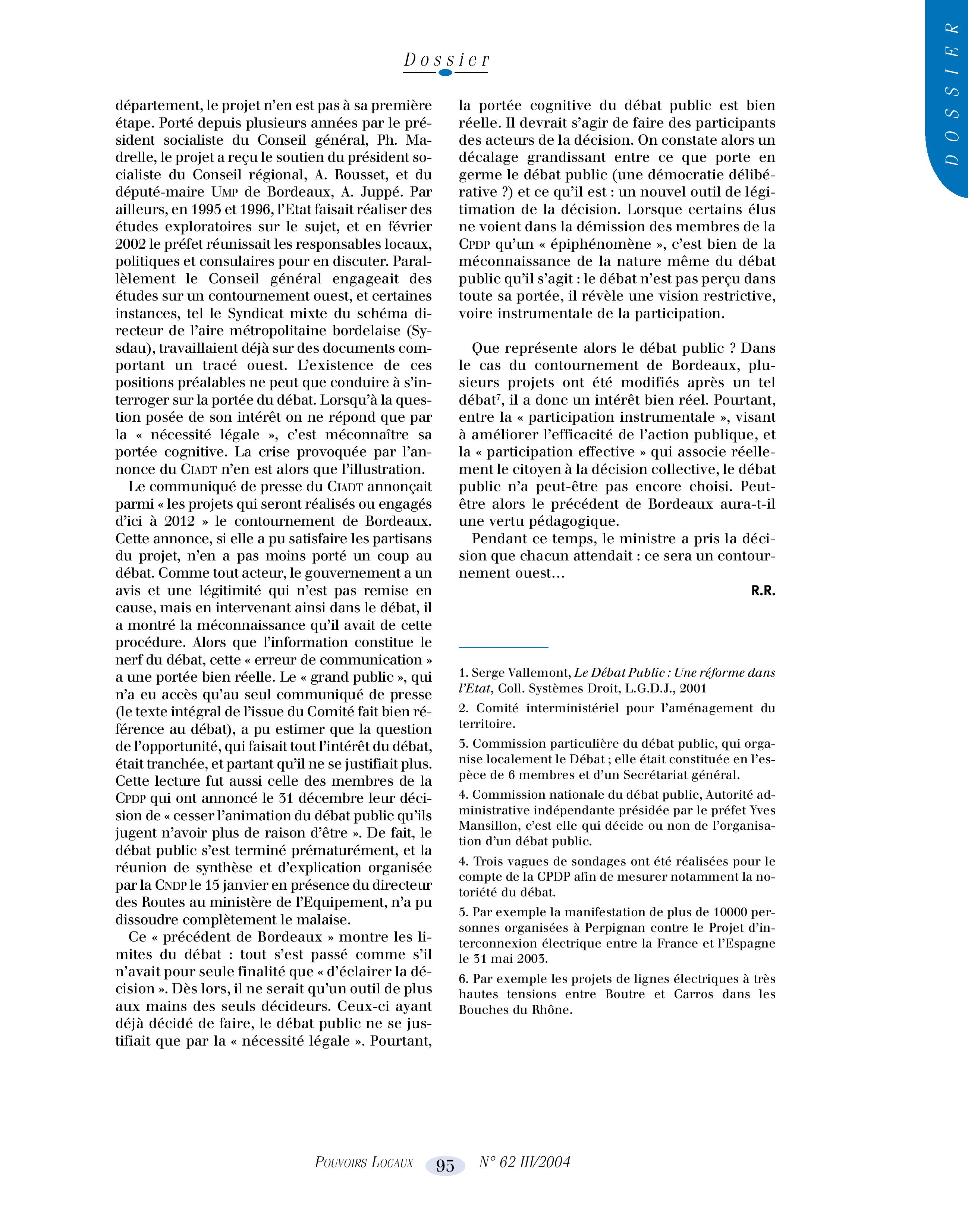 Article : Les sous-ensembles flous de la « participation »