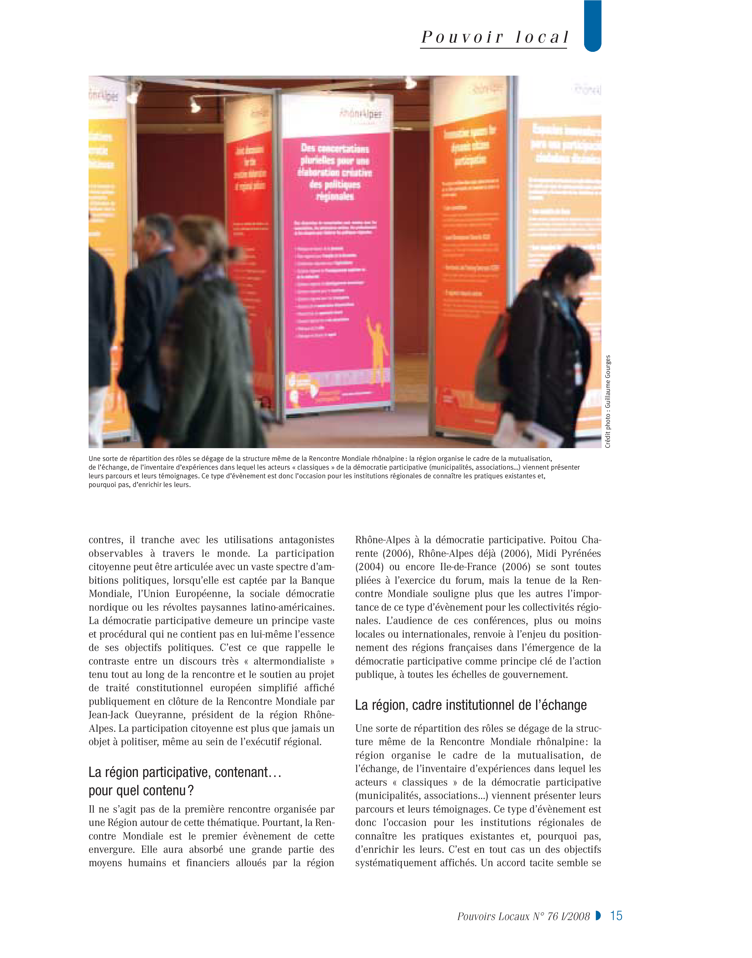 Article : « Il faut bien insister sur le fait qu’actuellement nous expérimentons »