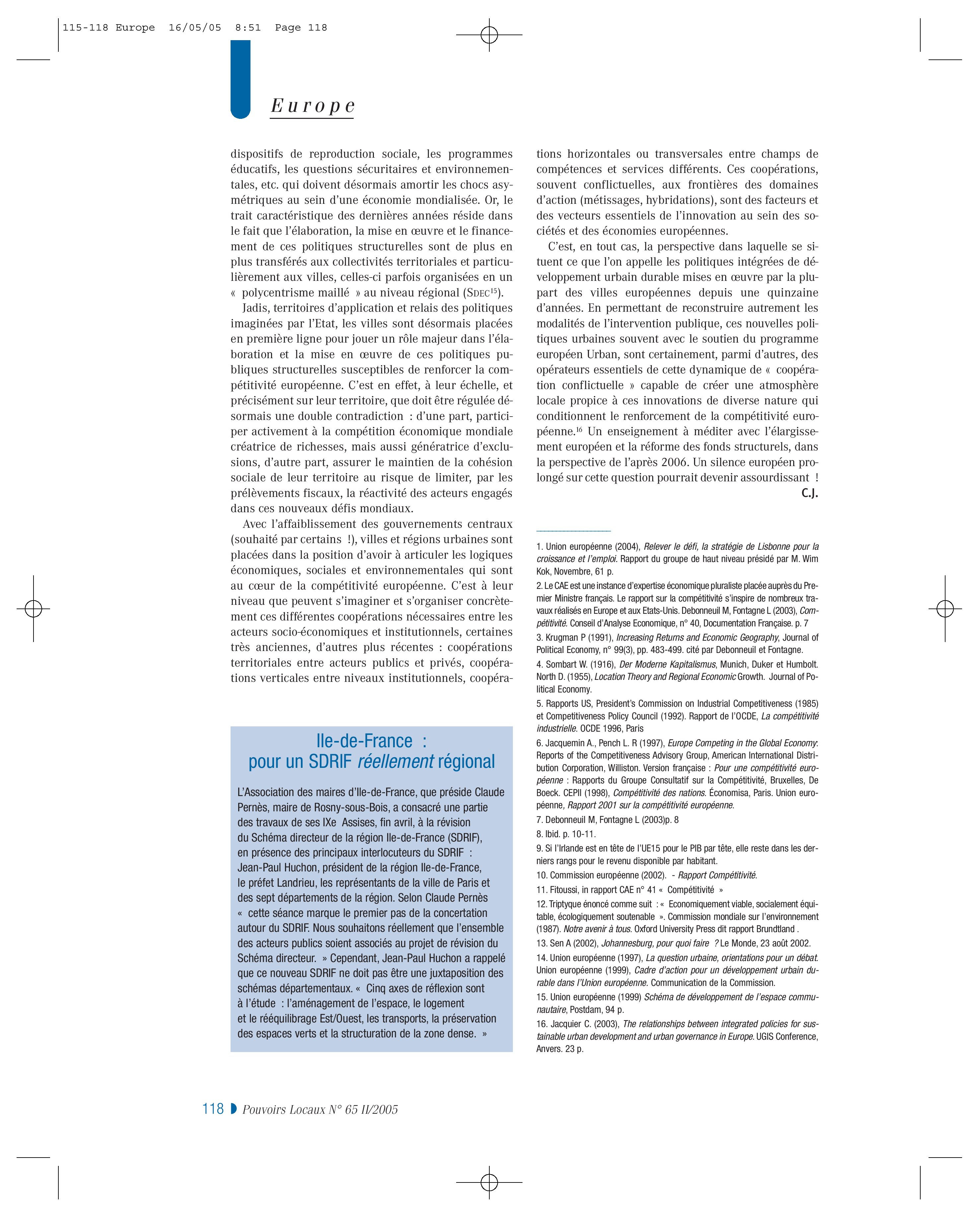 Article : Les structures politico-administratives de Berlin et de Paris